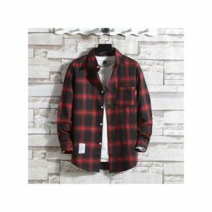 Long Sleeve Plaid Shirt